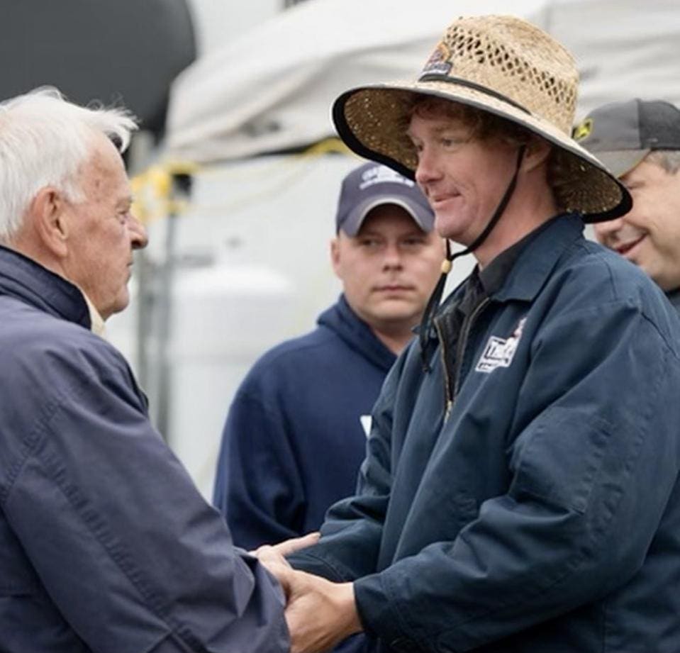 Barbecue legend Mike Mills was a mentor to many, including Brad Orrison. 